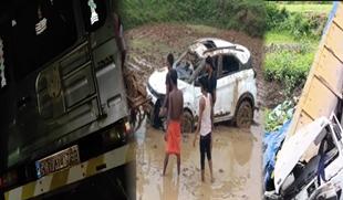 अलग-अलग सड़क हादसों में 3 की मौत, 22 लोग घायल, नहीं थम रहा रफ्तार का कहर