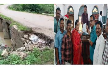 अवैध प्लाटिंग से खतरा बढ़ा, मरम्मत की मांग को लेकर सौंपा गया ज्ञापन