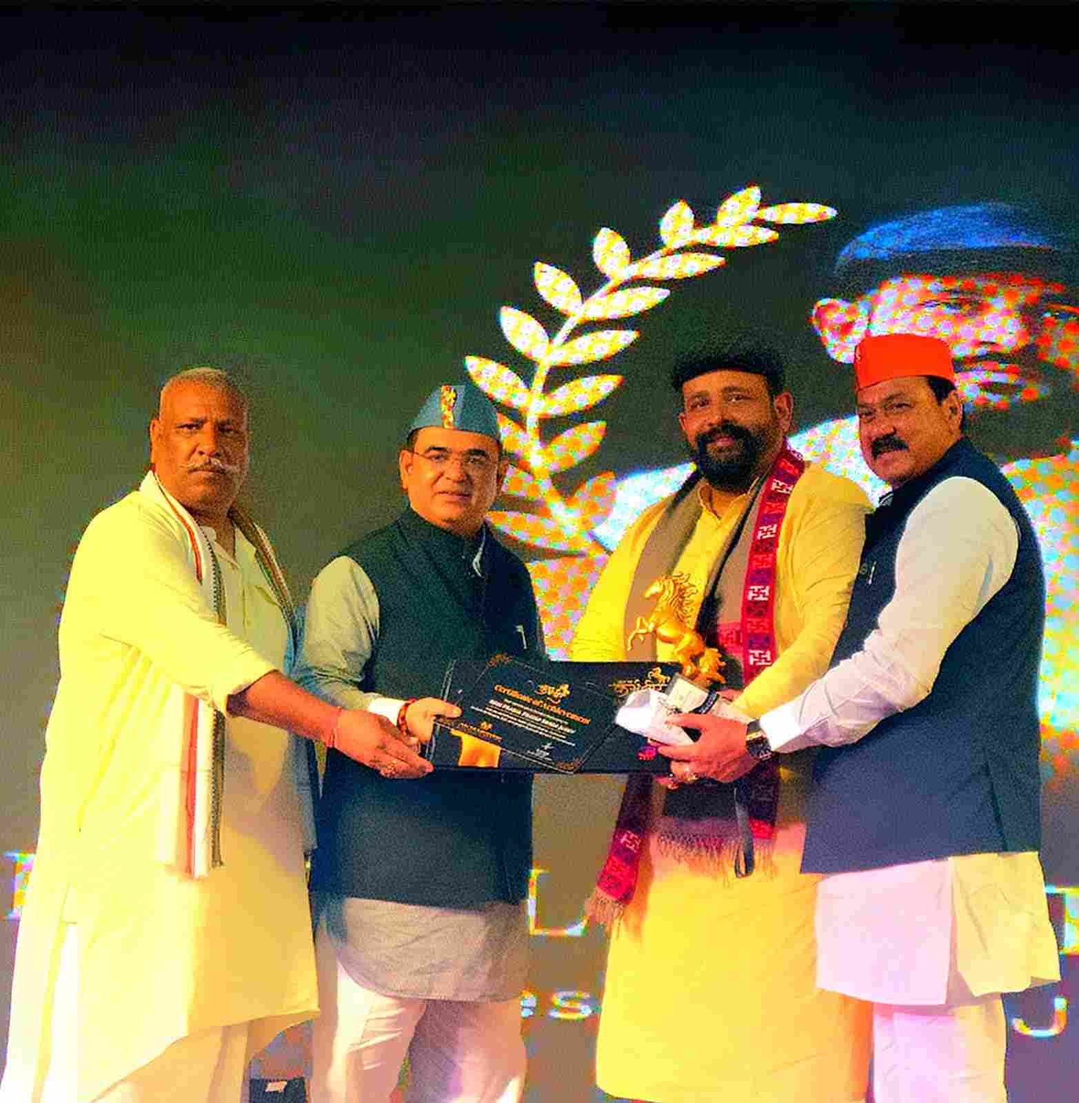 खुशखबरी: युवा हृदय सम्राट ऑपरेशन घर वापसी के नायक प्रबल प्रताप सिंह जूदेव का देव भूमि में बढ़ा सम्मान. 