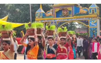 परंपरा और आस्था का भव्य संगम: माता शीतला मंदिर से 475 ज्योत-जवारा की विसर्जन यात्रा, श्रद्धालुओं का सैलाब उमड़ा
