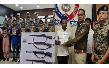 कांकेर से गढ़चिरौली तक के 15 नक्सलियों ने सरेंडर किया; उन पर 1 करोड़ से अधिक का इनाम घोषित था