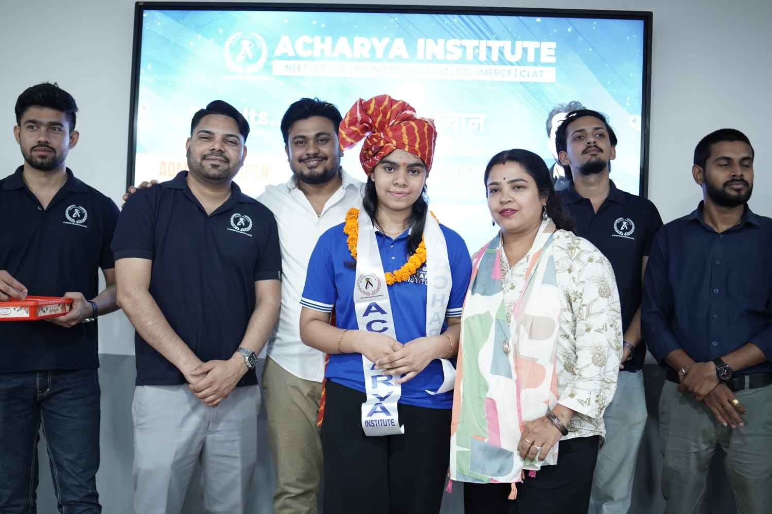 खुशखबरी: आचार्य इंस्टीट्यूट का ऐतिहासिक परिणाम, 100% सफलता के साथ रचा नया कीर्तिमान.