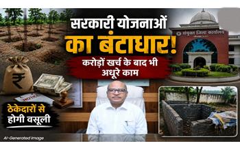 सरकारी योजनाओं की खुली पोल! करोड़ों खर्च के बावजूद अधूरे पड़े काम, ठेकेदारों से होगी वसूली; कलेक्टर बोले— 