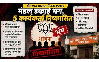 कभी कांग्रेस का गढ़ ध्वस्त करने वाला डोंगरगढ़ भाजपा संगठन अब अंतर्कलह की चपेट में, 111 इस्तीफों, नोटिस, निष्कासन और मंडल भंग होने की पूरी कहानी