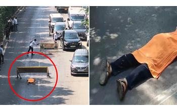 दर्दनाक सड़क हादसा: तेज रफ्तार ट्रक ने युवक को कुचला, मौके पर तोड़ा दम
